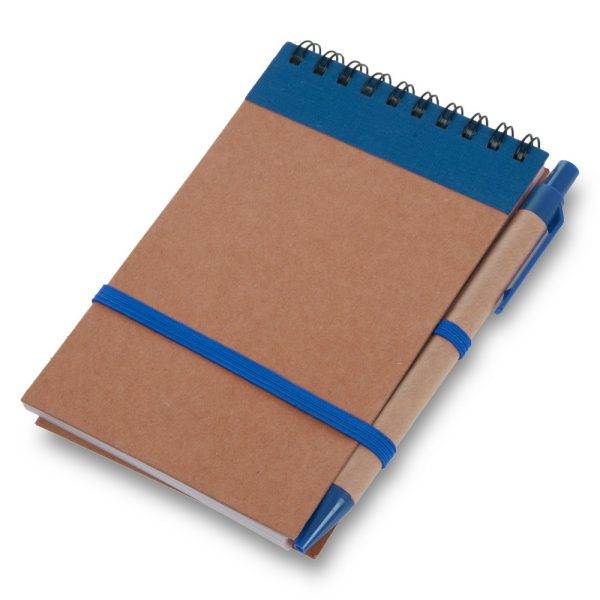 Carnet environ A6 avec stylo bille Chapman bleu personnalisable