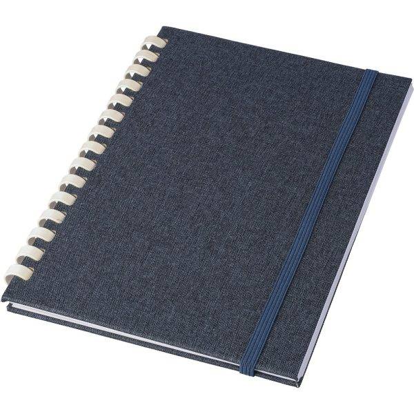 Carnet format A5 (env.) bleu personnalisable avec logo – réf. VA585-11