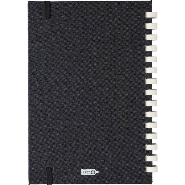Carnet format A5 (env.) noir personnalisable avec logo – réf. VA585-03