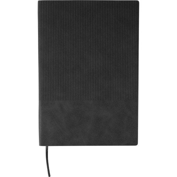 Carnet format A5 (env.) noir personnalisable avec logo – réf. VA588-03