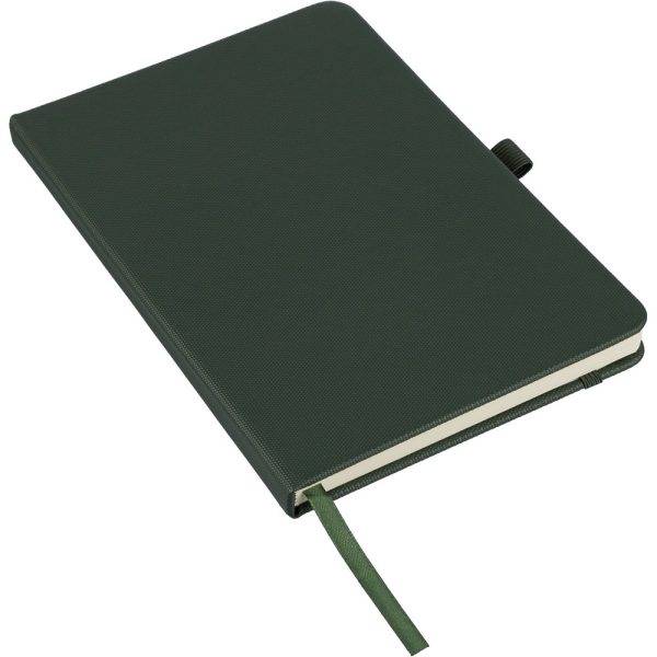 Carnet format A5 vert personnalisable avec logo