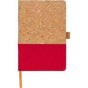 Carnet rouge personnalisable avec logo