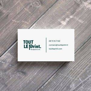 Carte de visite aux couleurs Tout le Print