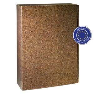 Carton de vin exclusif 3 el. | Rue brun personnalisable avec logo