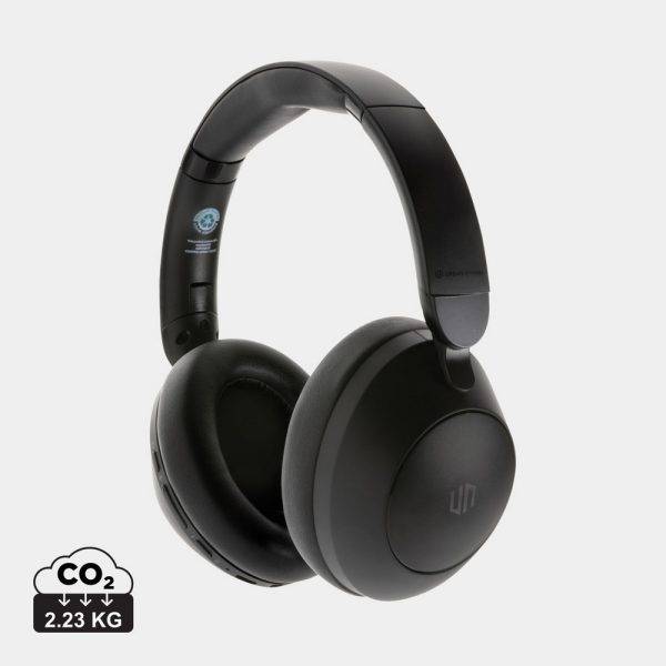 Casque audio ANC en plastique recyclé RCS Urban V personnalisable