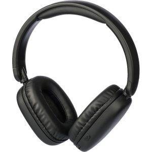 Casque sans fil supra-auriculaire noir personnalisable avec logo
