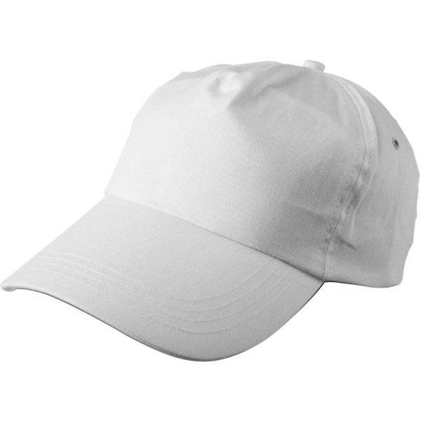 Casquette blanc personnalisable avec logo – réf. V7005-02