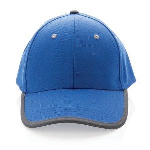 Casquette contraste 6 panneaux coton recyclé Impact personnalisable – réf. P453.365