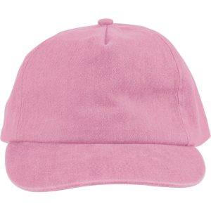 Casquette en coton 240 gsm rose personnalisable avec logo