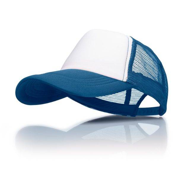 Casquette Faidon bleu personnalisable avec logo