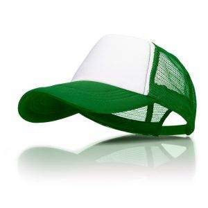 Casquette Faidon vert personnalisable avec logo