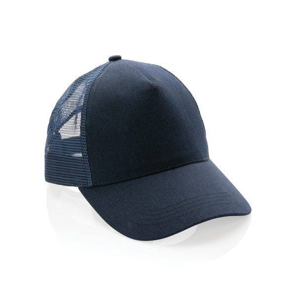 Casquette filet 5 panneaux coton recyclé Impact AWARE™ personnalisable – réf. P453.359