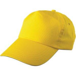 Casquette jaune personnalisable avec logo – réf. V7005-08