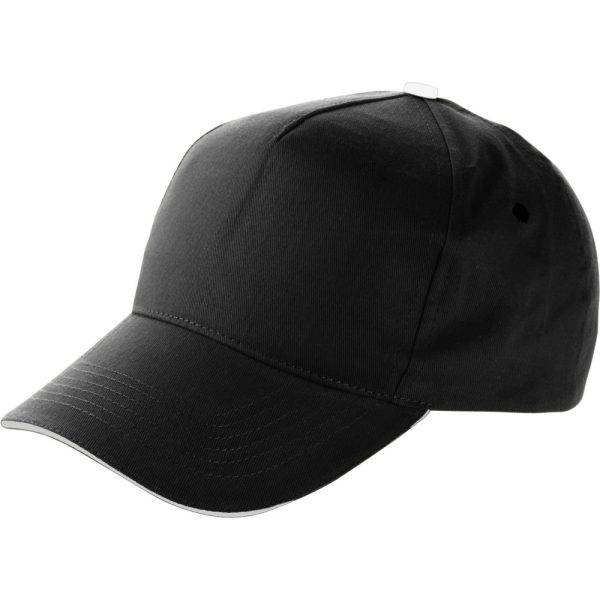 Casquette noir personnalisable avec logo – réf. V7021-03