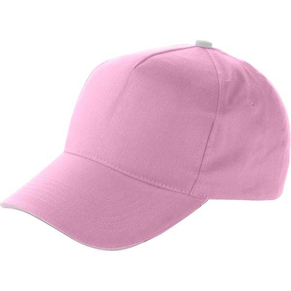 Casquette rose personnalisable avec logo
