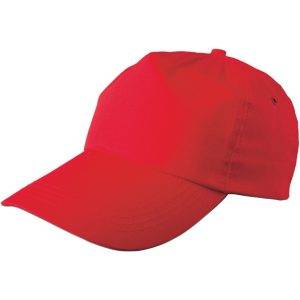 Casquette rouge personnalisable avec logo – réf. V7005-05