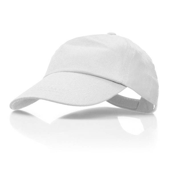 Casquette, taille enfant Gefrei blanc personnalisable avec logo
