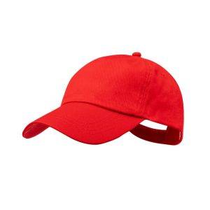 Casquette, taille enfant rouge personnalisable avec logo