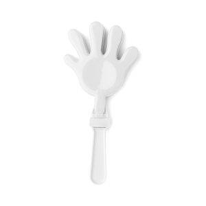 Castagnettes blanc personnalisable avec logo
