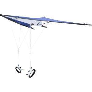 Cerf-volant bleu personnalisable avec logo