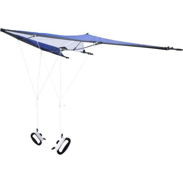 Cerf-volant bleu personnalisable avec logo