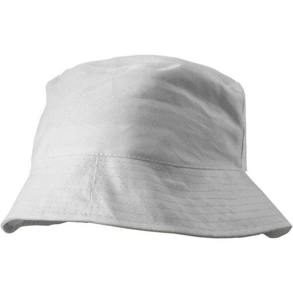 Chapeau de soleil blanc personnalisable avec logo
