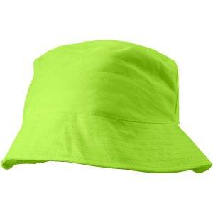 Chapeau de soleil citron vert personnalisable avec logo