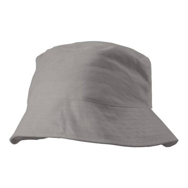 Chapeau de soleil gris personnalisable avec logo