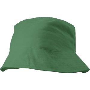 Chapeau de soleil vert personnalisable avec logo