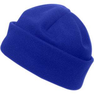 Chapeau d'hiver bleu personnalisable avec logo