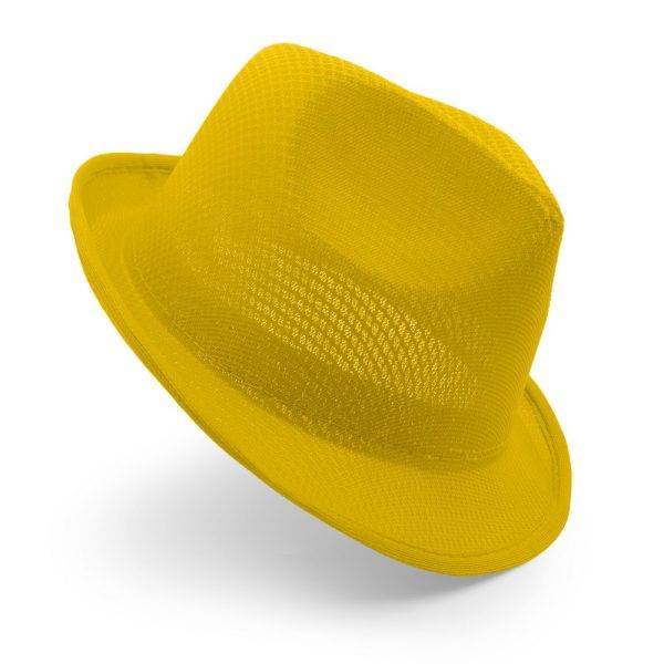 Chapeau Xema jaune personnalisable avec logo
