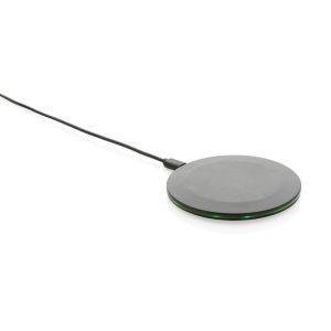Chargeur rapide sans fil 15W en plastique recyclé RCS personnalisable