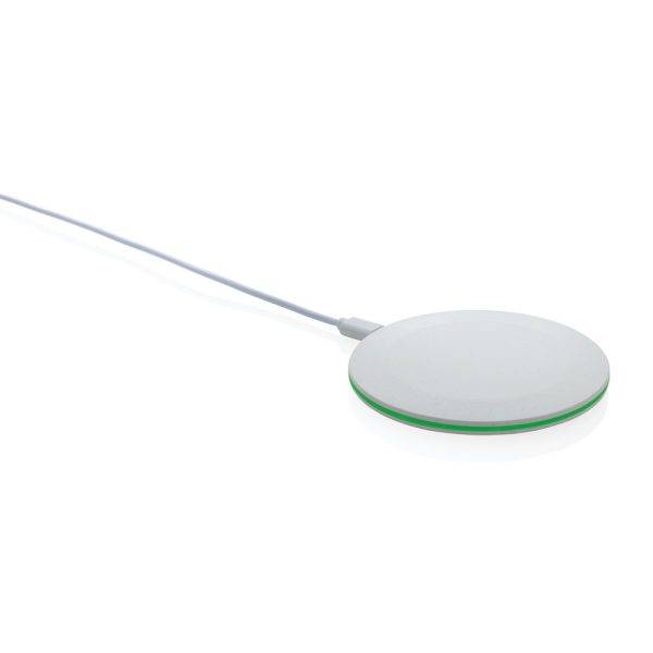 Chargeur rapide sans fil 15W en plastique recyclé RCS personnalisable – réf. P308.433