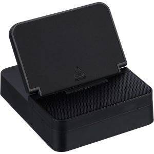 Chargeur sans fil 3-en-1 noir personnalisable avec logo