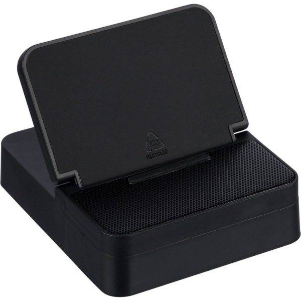 Chargeur sans fil 3-en-1 noir personnalisable avec logo