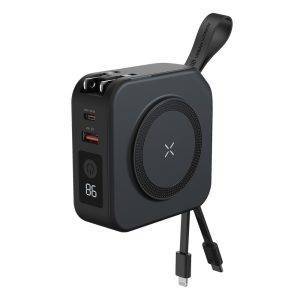 Chargeur universel 5 en 1 Urban Vitamin Saratoga noir personnalisable