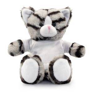 Chat Merlin gris personnalisable avec logo