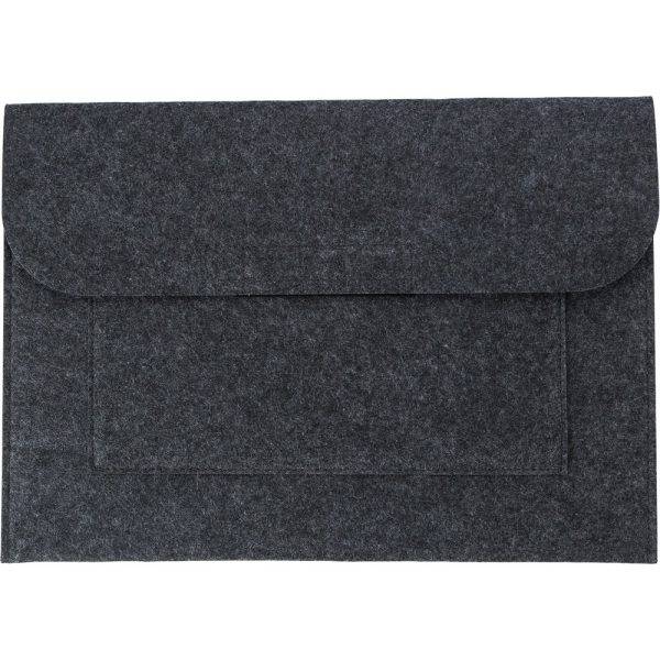 Chemise de documents feutre RPET graphite personnalisable avec logo