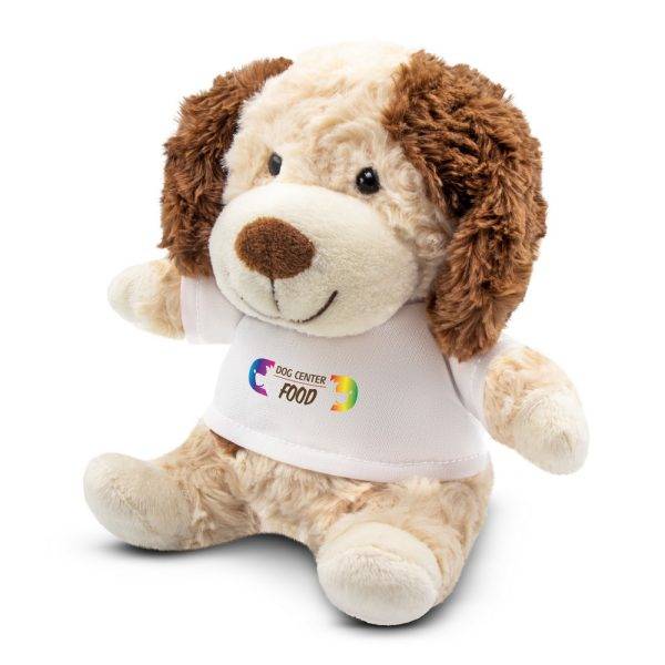 Chien en peluche | Sneeffy brun personnalisable avec logo
