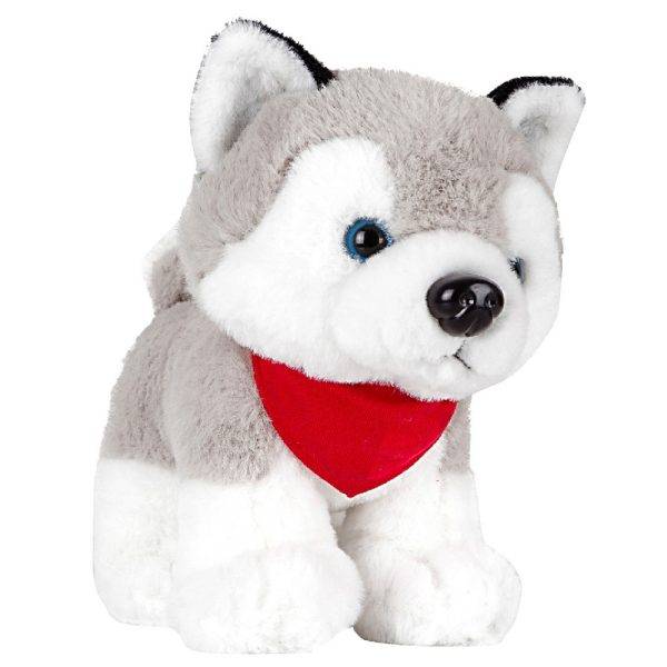 Chien Husky Trooper gris personnalisable avec logo