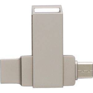 Clé USB 64 Go argent personnalisable avec logo