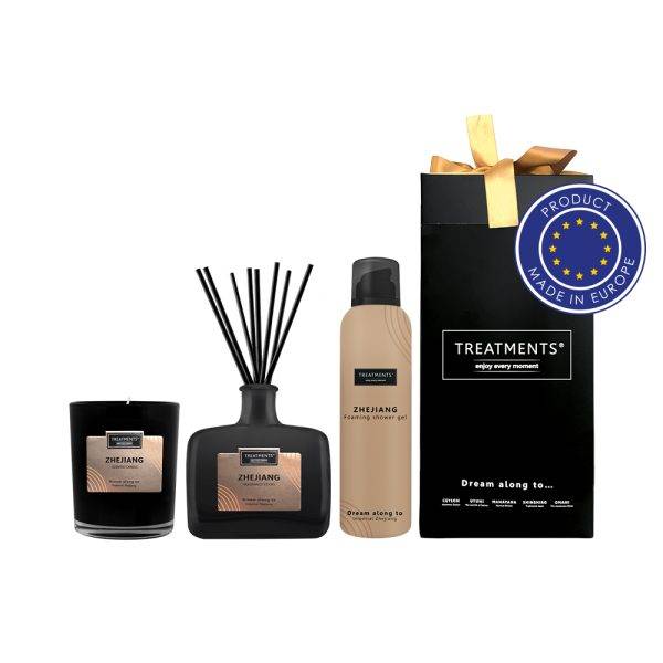 Coffret cadeau Home & Body DeLuxe TREATMENTS brun personnalisable