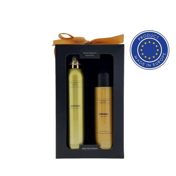 Coffret de cosmétiques Tenderness TREATMENTS jaune personnalisable
