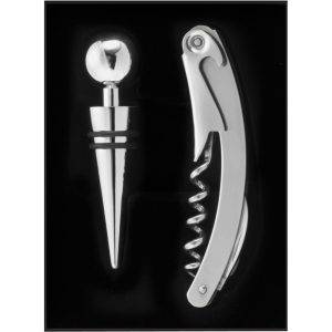 Coffret sommelier argent personnalisable avec logo
