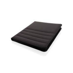 Conférencier A4 zippé Impact en rPET AWARE™ noir personnalisable