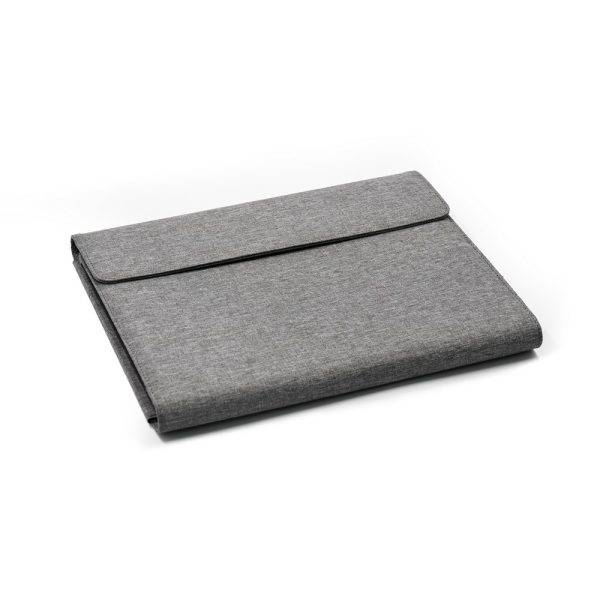 Conférencier BrandCharger Noty Folio gris personnalisable avec logo