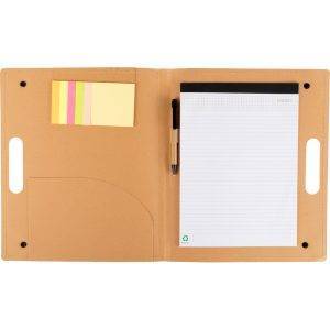 Conférencier, carnet de notes, stylo et notes personnalisable