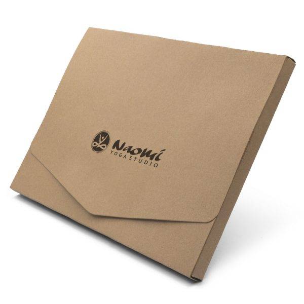 Conférencier env. A4 | Isabelle neutre personnalisable avec logo