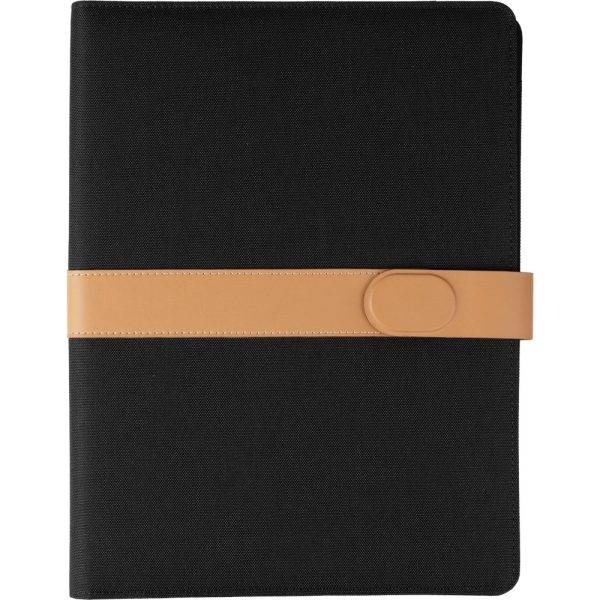 Conférencier env. A4 RÉPET noir personnalisable avec logo
