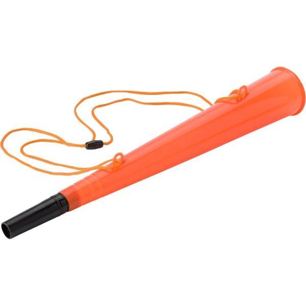 Corne de stade orange personnalisable avec logo